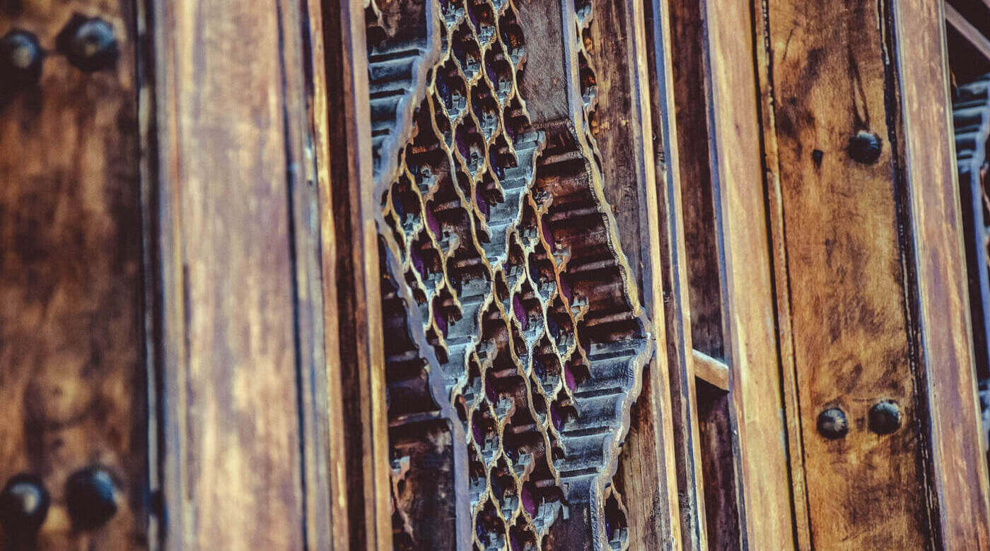 Decorative elements at a house in Azerbaijan