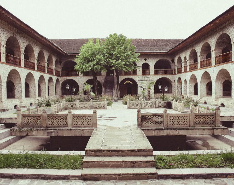 The Caravanserai of Sheki in Azerbaijan
